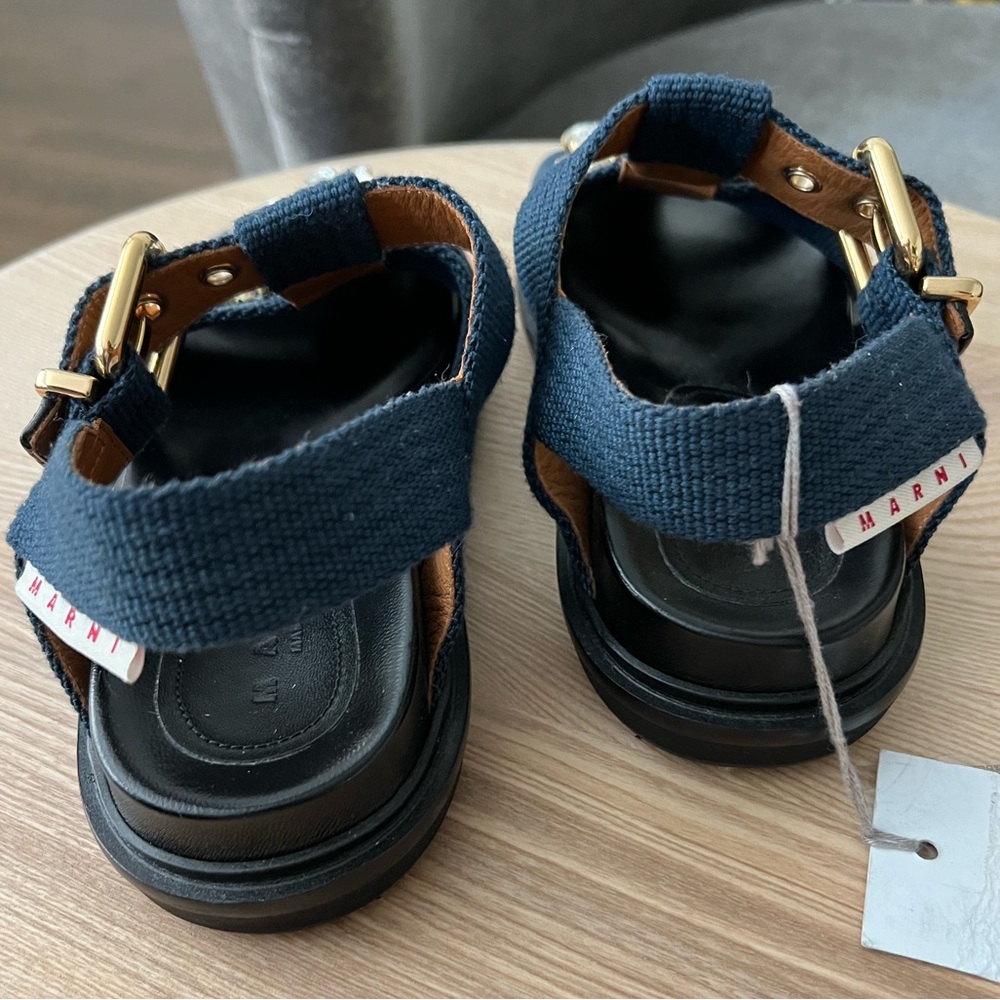 Marni Fussbett Crystal Embellished Fisherman Sandal (6US/36EU) - NEW - Picture 2 of 4